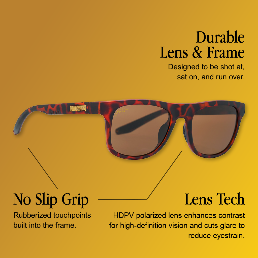 The Exec Highball - HDPV Polarized Smoke - Lens and frame technology