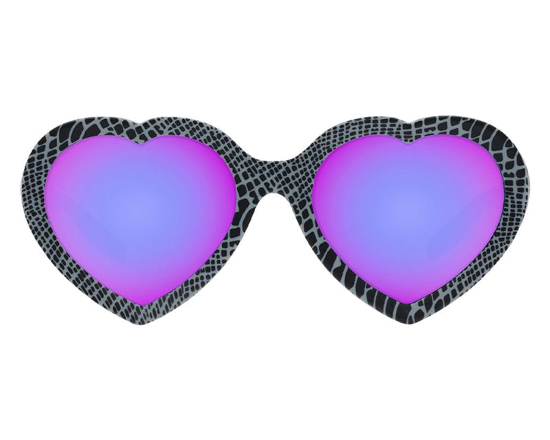 / Blue-Purple | beep.JPG | Front view of The Mangrove Admirer with blue-purple lens on white background