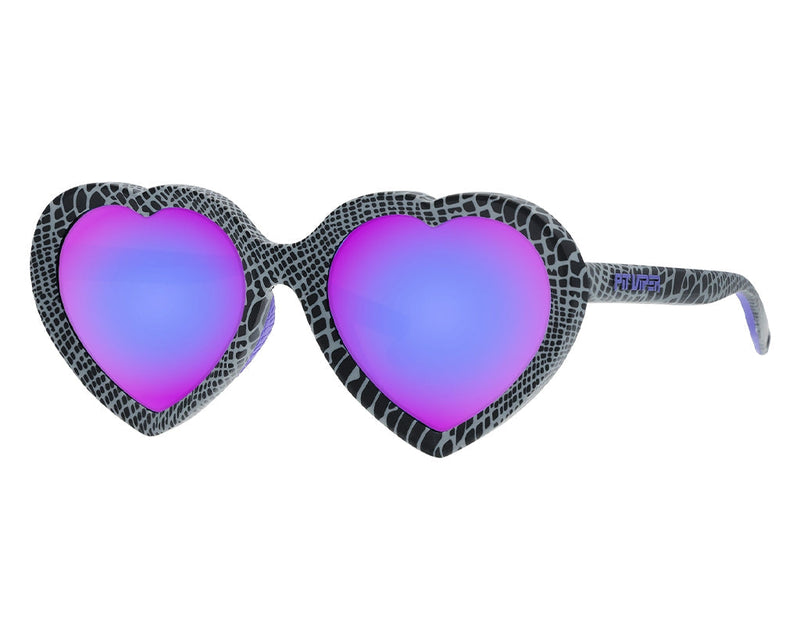 / Blue-Purple | boop.JPG | Angled view of The Mangrove Admirer with blue-purple lens on white background