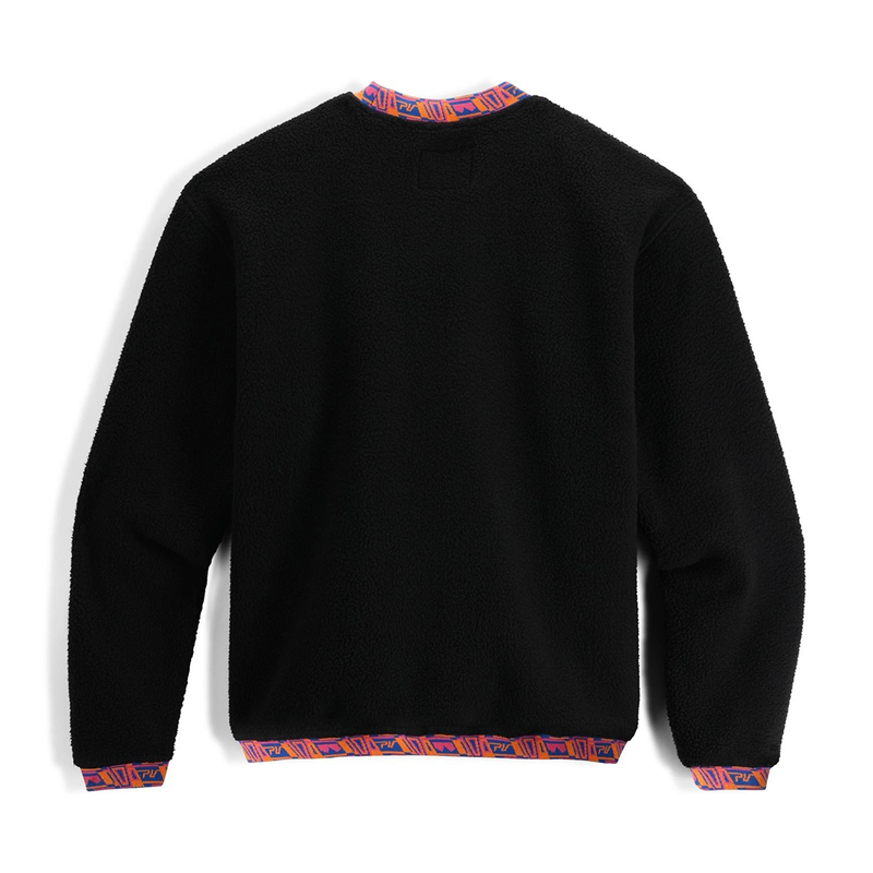  | back_view.JPG | Back view of Night Lounge Fleece Crew Neck on white background