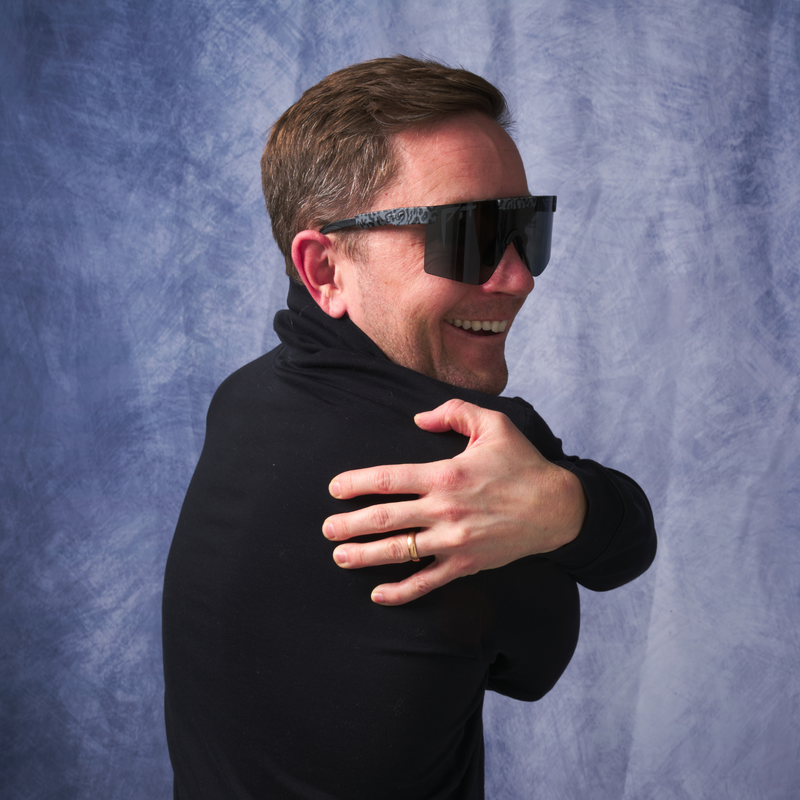 HDPV Polarized Smoke / Regular | photo_of_person.JPG | Person wearing The Nocturnal Original 2.0 with HDPV Polarized Smoke lens