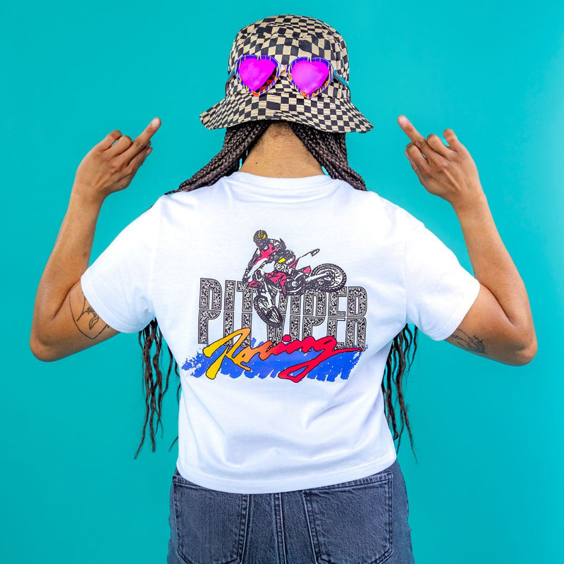  | photo_of_person.JPG | The Racing Crop Tee From Pit Viper