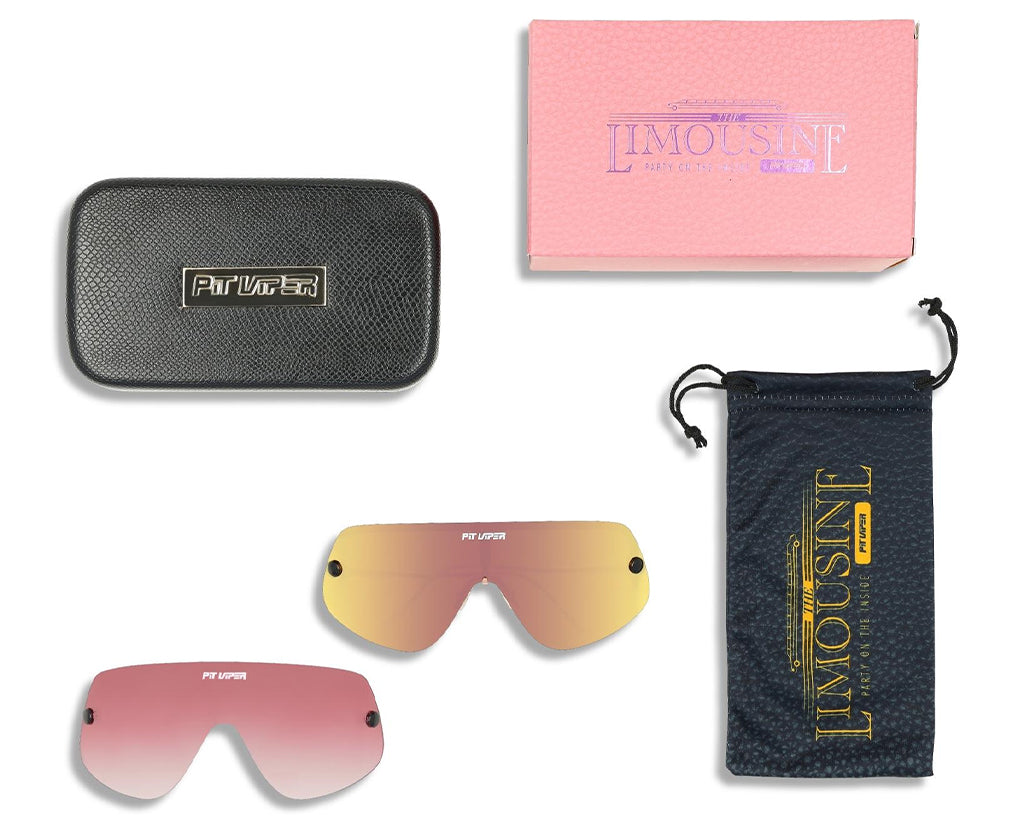 The Rosé Limousine - Polarized Rose - Package contents