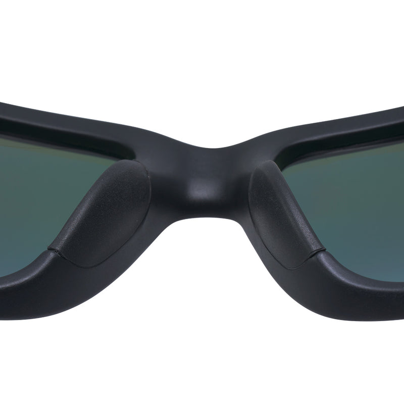 / HDPV Polarized Blue | gotcha_nose.JPG | Studio view of The Exec Somox with hdpv polarized blue lens
