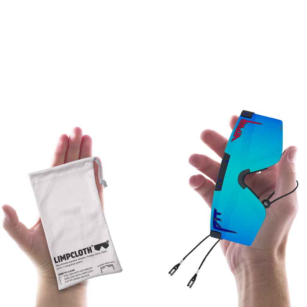 The Peacekeeper Original 2.0 - HDPV Polarized Blue / Wide - Package contents